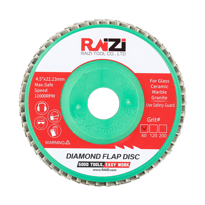 Raizi 115mm Diamond Flap Disc Wheel