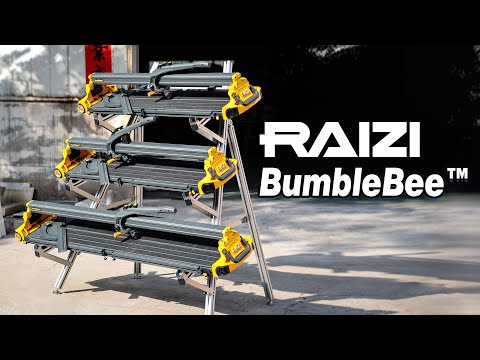 Raizi BumbleBee™ professional manual tile cutter with adjustable cutting angle