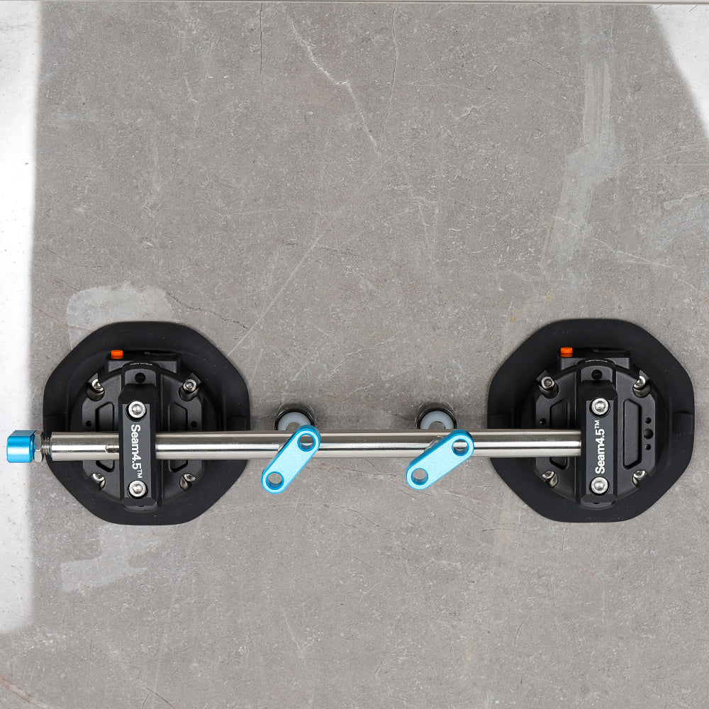 Raizi Seam4.5™ Electric Seam Setter with 4.5-inch Suction Cups for Stone Seaming